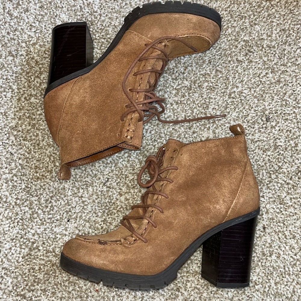 Suede booties